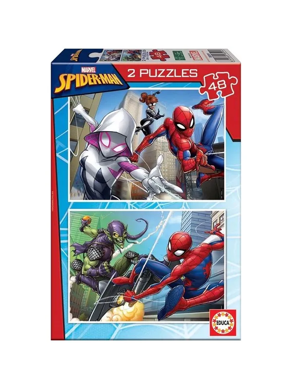 Educa Puslespill Spider-Man 2x48 3D Puslespill