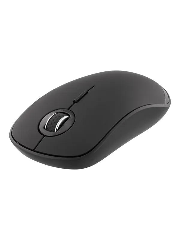 Deltaco MS-900 Silent - Mouse 4 buttons wireless Bluetooth 5.0 black - Mus - 4 - Svart