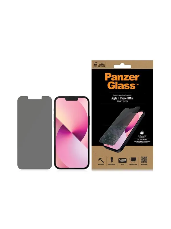 PanzerGlass Privacy Screen Protector Apple iPhone 13 Mini  | Standard Fit