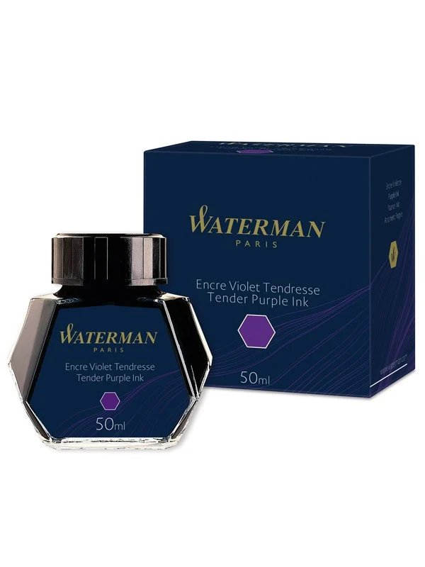 Waterman Fountain Pen Ink | Tender Purple | 50ml Bottle