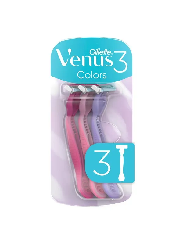 Gillette-Venus Gillette Venus 3 Colors Barberhøvler, x Stk.4