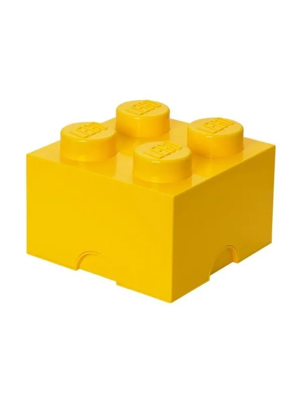 LEGO STORAGE BRICK 4 - YELLOW