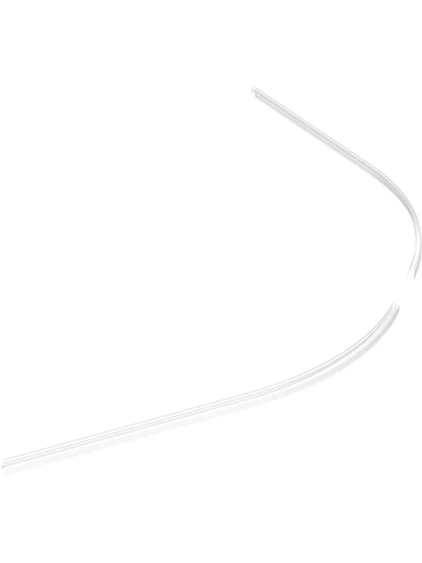 Dansani pvc seal - for curved doors (2 pcs) e/f