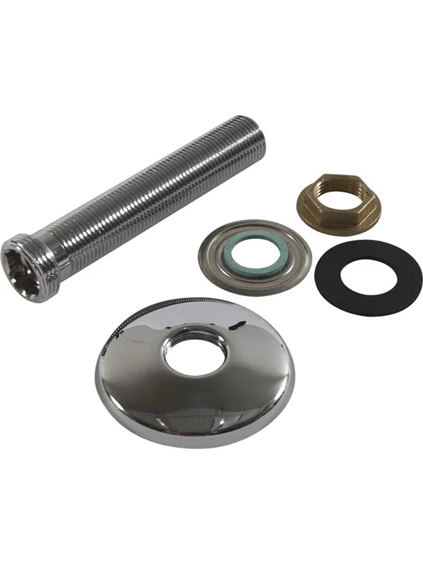 Megatherm Connector 120 mm ll 3/4" x 1/2" with rosette Ø70