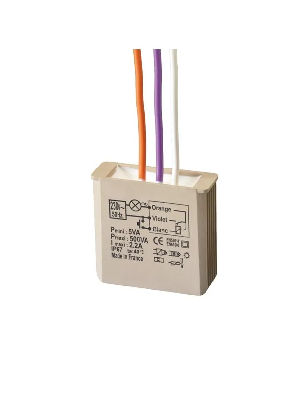 Urmet Mtv500e flush-mounted electronic dimmer with timer
