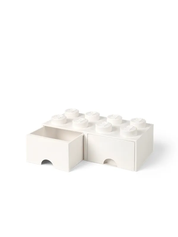 LEGO Brick Drawer 8, hvit