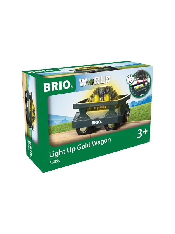 Brio Light Up Gold Wagon