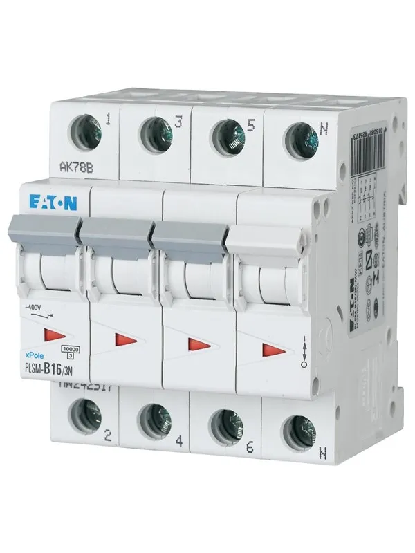 Eaton Plsm-c16/3n-mw - miniature circuit breaker mcb