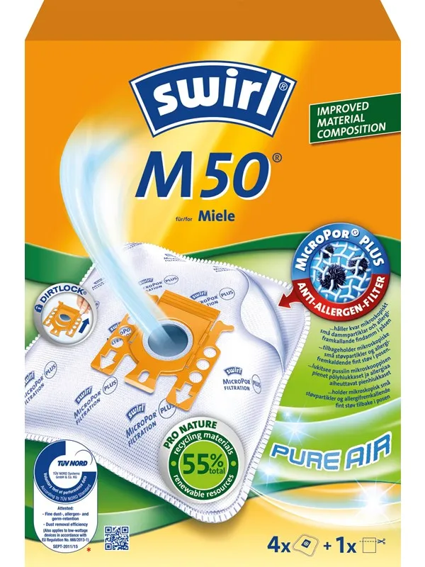 Swirl MODEL M50 MP AirSpace Green Line - 4 pcs