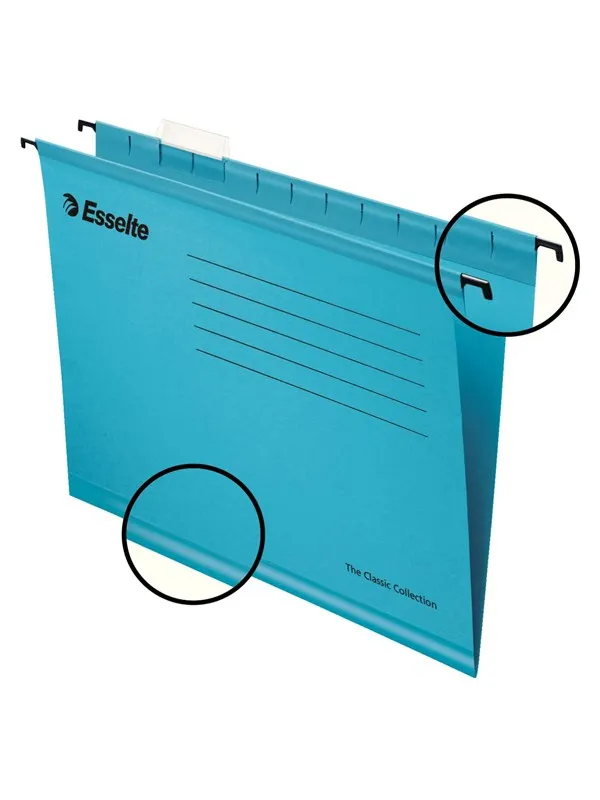 Esselte Hengemappe  Classic A4 Pakke/25 Blå