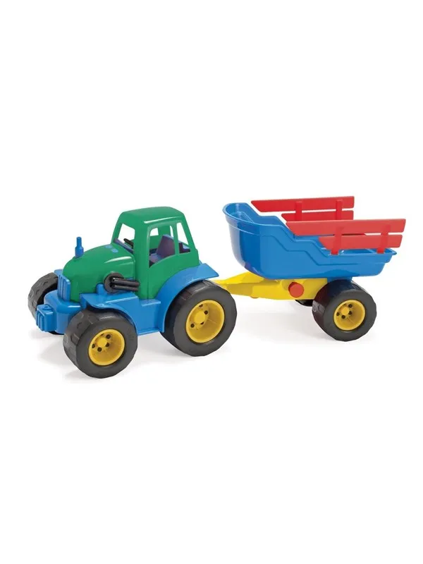 Dantoy Recycled Tractor with Trailer