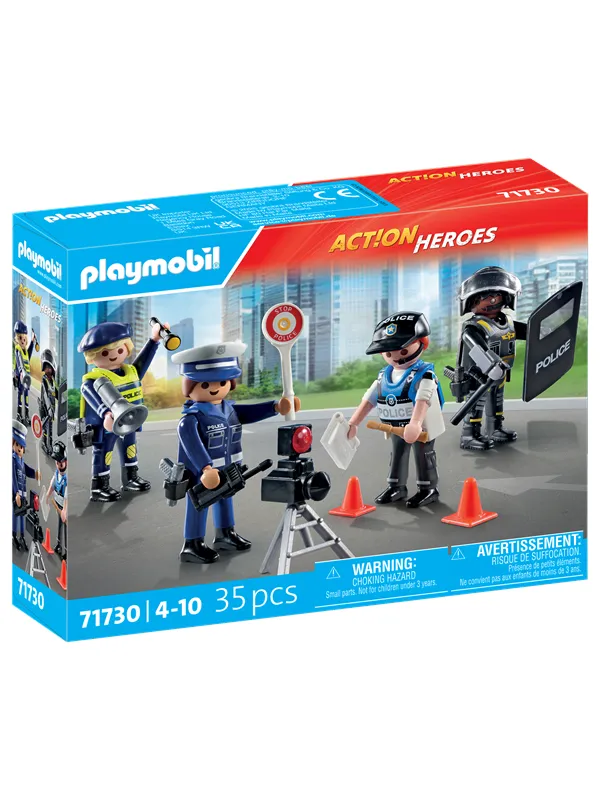 Playmobil City Action - Sett med politifigurer