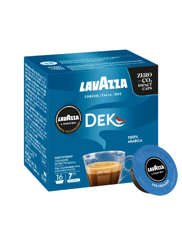 Lavazza A Modo Mio Dek Cremoso Caps - 16 pcs