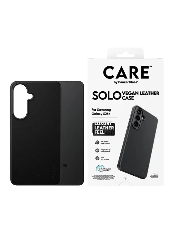CARE by PanzerGlass Solo Case Black w. Qi Samsung Galaxy S26+