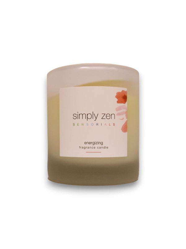 Simply Zen Sensorials Energizing Scented Candle.