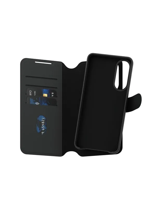 CARE by PanzerGlass Feature Case Tango Two-in-One Wallet w. Qi-Compatible Samsung S25 Edge