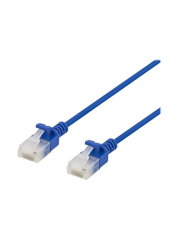Deltaco patch cable - 50 cm - blue - Blå - 0.5m