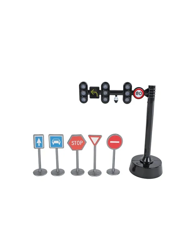 Pocket Money Traffic light with L/S and traffic signs