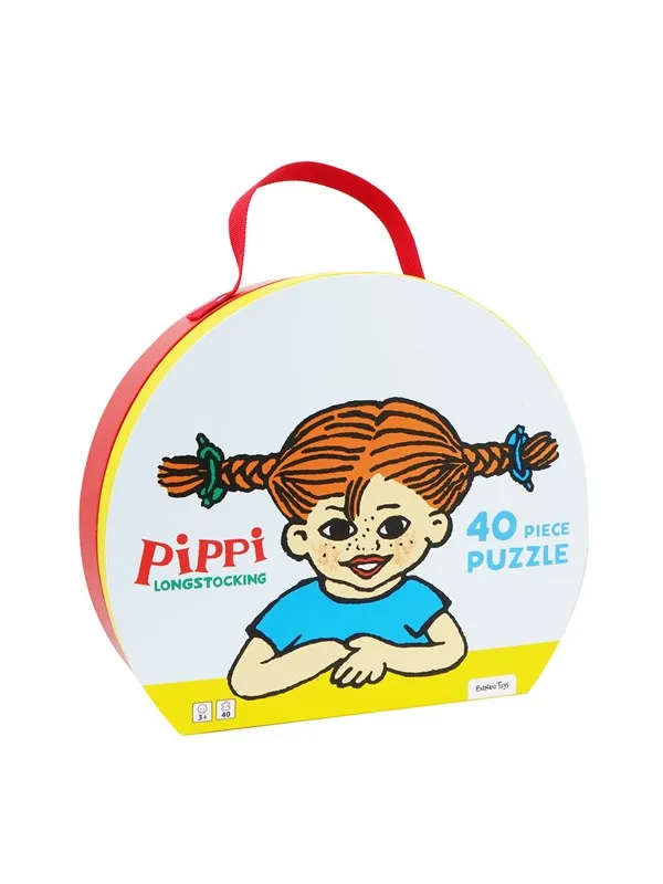 Barbo Toys Pippi Longstocking Suitcase with Puzzle (40 pcs)