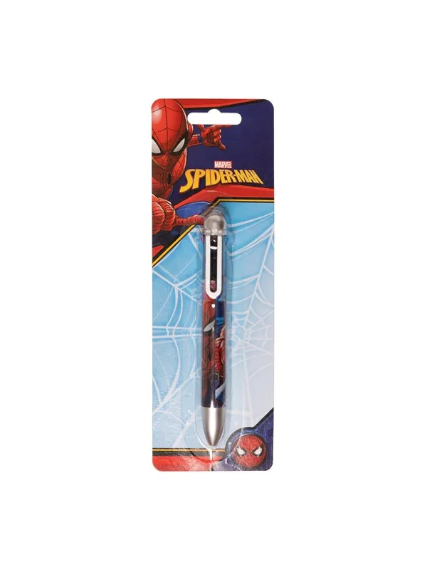 Euromic SPIDERMAN multi-col. pen on blistercard