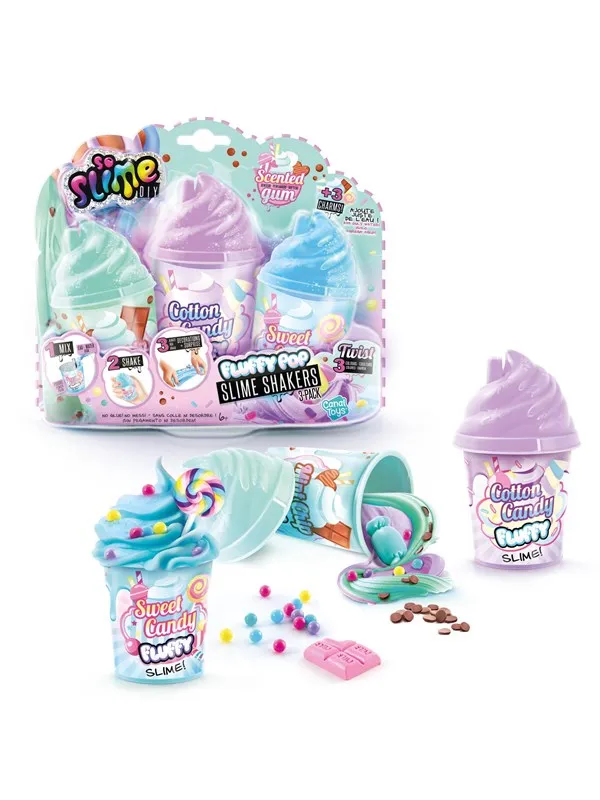 So Slime Slime Shaker Fluffy 3-Pack