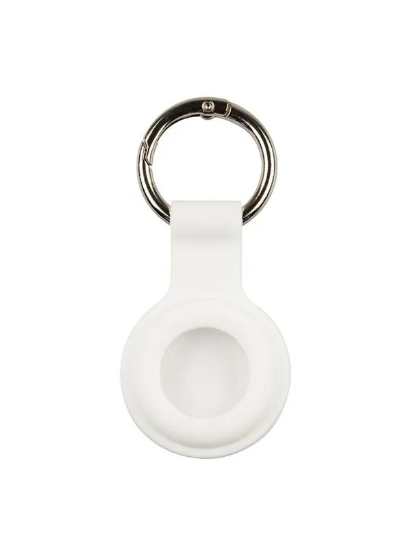 Mobile Origin AirTag KeyChain - white