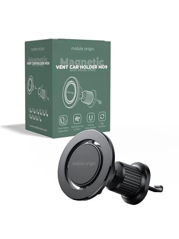 Mobile Origin Magnetic Vent Car Holder CA9 with Metal Plate