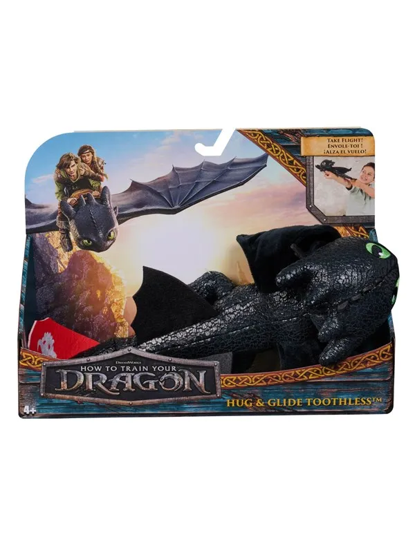 Disney Movie Gliding Hug Toothless Plush 30 cm