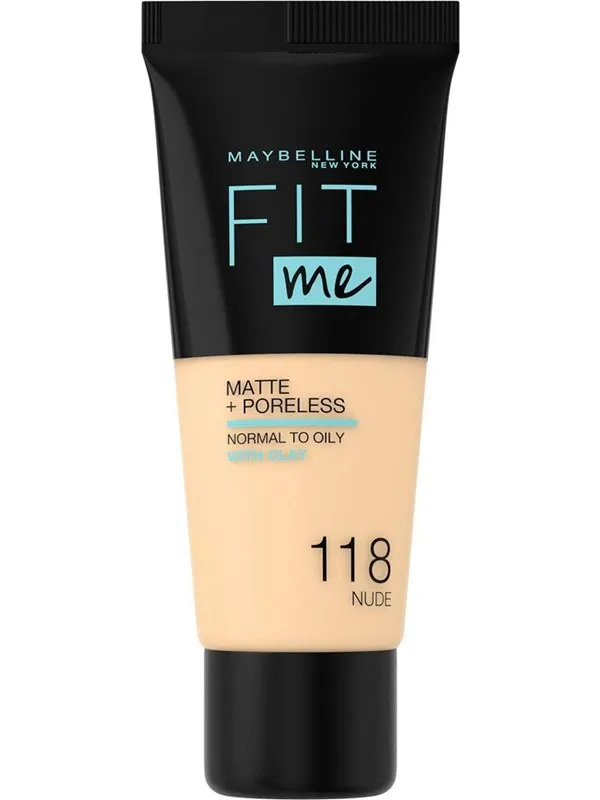 L'Oréal Paris Fit Me! Matte+ Poreless Foundation - 118 Nude