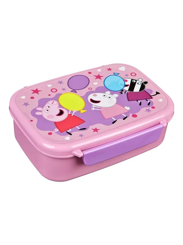 Peppa Pig Lunchbox with Snack Tray