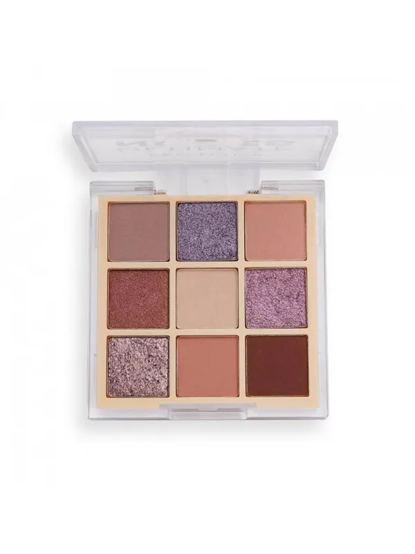 Makeup Revolution Ultimate Nudes Eyeshadow Palette, Light, 9 Shades, 8.1 g