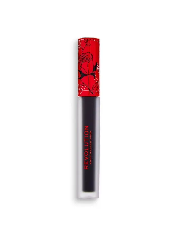 Makeup Revolution Creme, Liquid Lipstick, Nightmare, 2.2 g