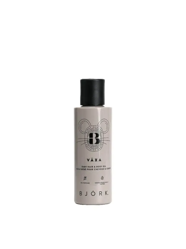 Bjork Vaxa Baby Nourishes & Smooths Oil For Hair & Body, 125 ml