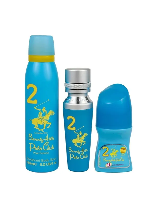 Beverly Hills Polo Club Set : No. 2 Eau De Parfum, For Women