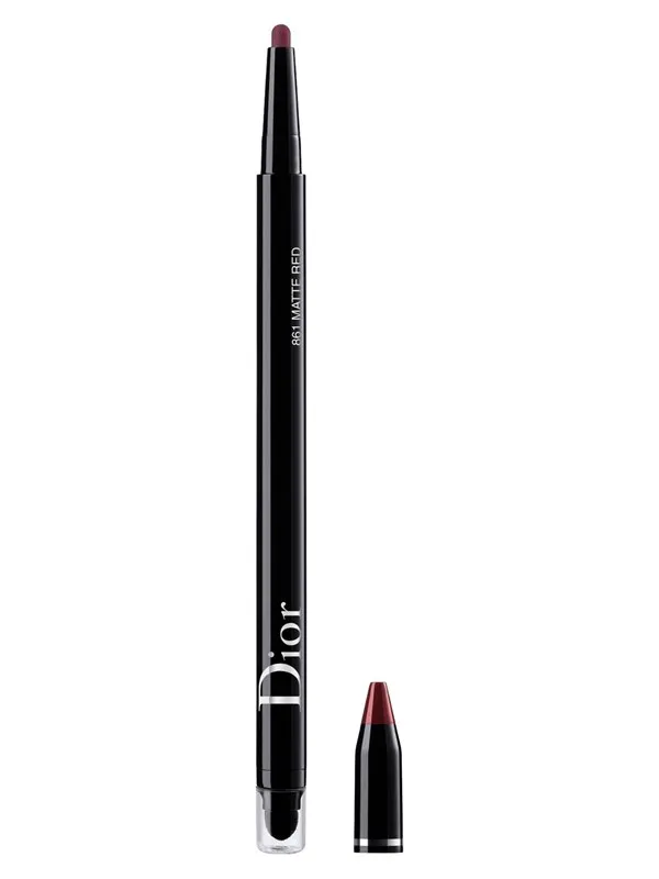 Christian Dior Diorshow On Stage, Waterproof, Double-Ended, Kohl Eyeliner, 861, Matte Red, 1.2 g