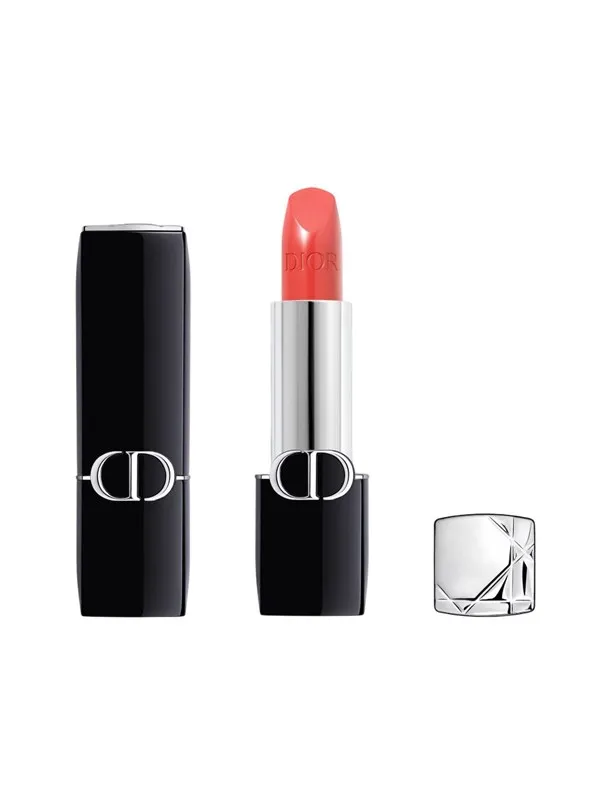 Christian Dior Rouge, Satin Finish, Cream Lipstick, 540, Silky Coral, 3.5 g