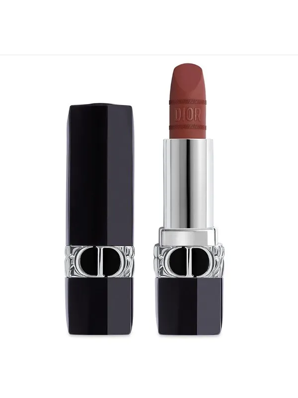 Christian Dior Rouge, Satin Matte, Cream Lipstick, Soft Burgundy, 3.5 g