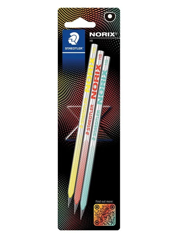Staedtler Pencil NORIX HB 3pcs bc   100% PEFC
