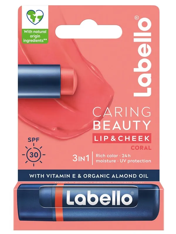 Labello Caring Beauty Coral Nudeâ 4.8g
