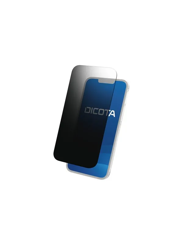 Dicota 4-Way Adhesive Personvernskjermfilter for Apple iPhone 16 Pro Max | Svart