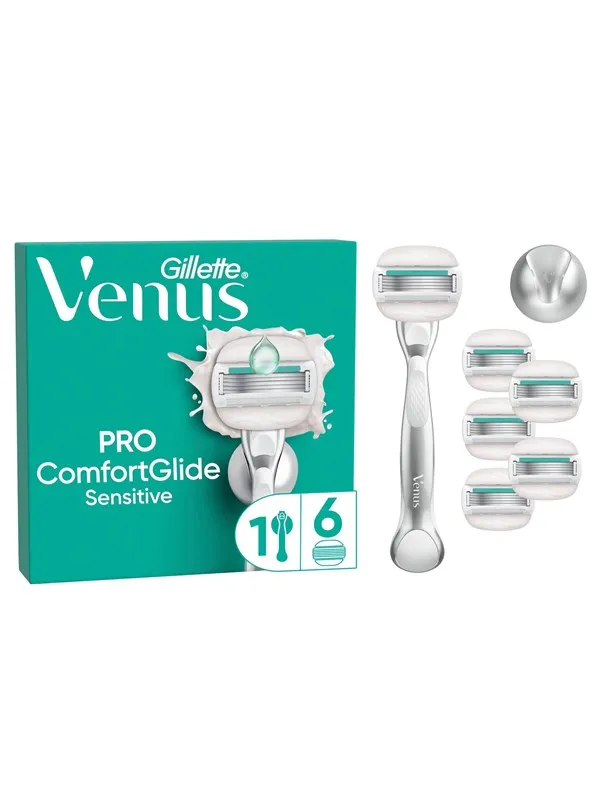Gillette-Venus Pro CG Sensitive håndtak + 6 refill + 1 krok