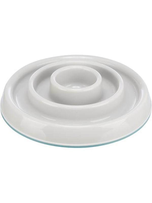 Trixie Slow Feeding bowl plastic/TPR 0.45 l/ø 23 cm grey
