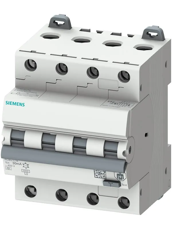 Siemens RCBO combi circuit breaker 3P+N 30mA 6kA C20A