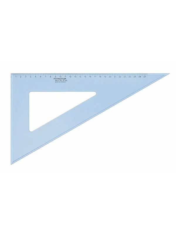 Staedtler Set square 31 cm 60/30 degr.transp.