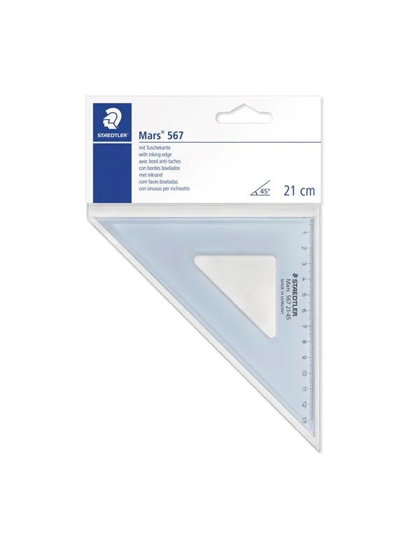 Staedtler Set square 21cm 45/45 degree