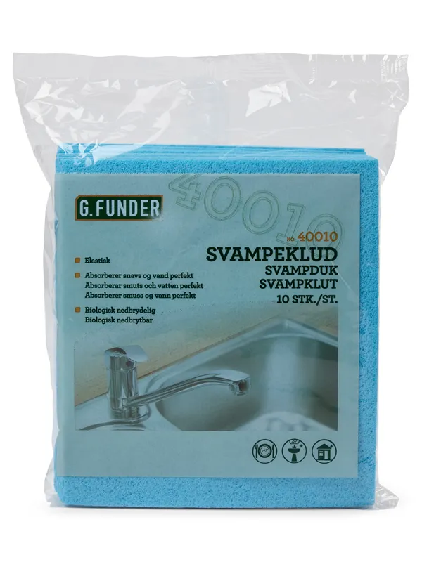 G.Funder Sponge cloths damp 10 pcs.