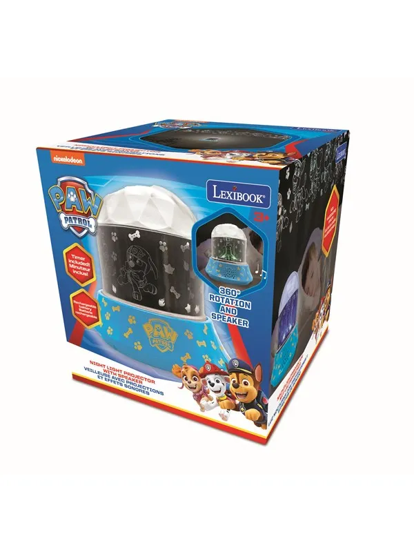 Paw Patrol Night Light Projector with Speaker