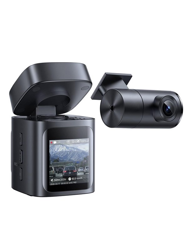 Baseus PrimeTrip VD1 Pro Car DVR 4K+1080p with Battery - Black