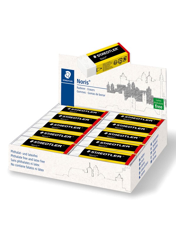 Staedtler Eraser Noris 65x23x13mm 20 pcs.