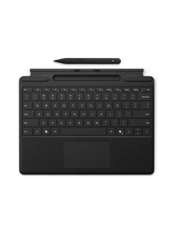 Microsoft Surface Pro Keyboard - Tastatur - Belgisk - Svart